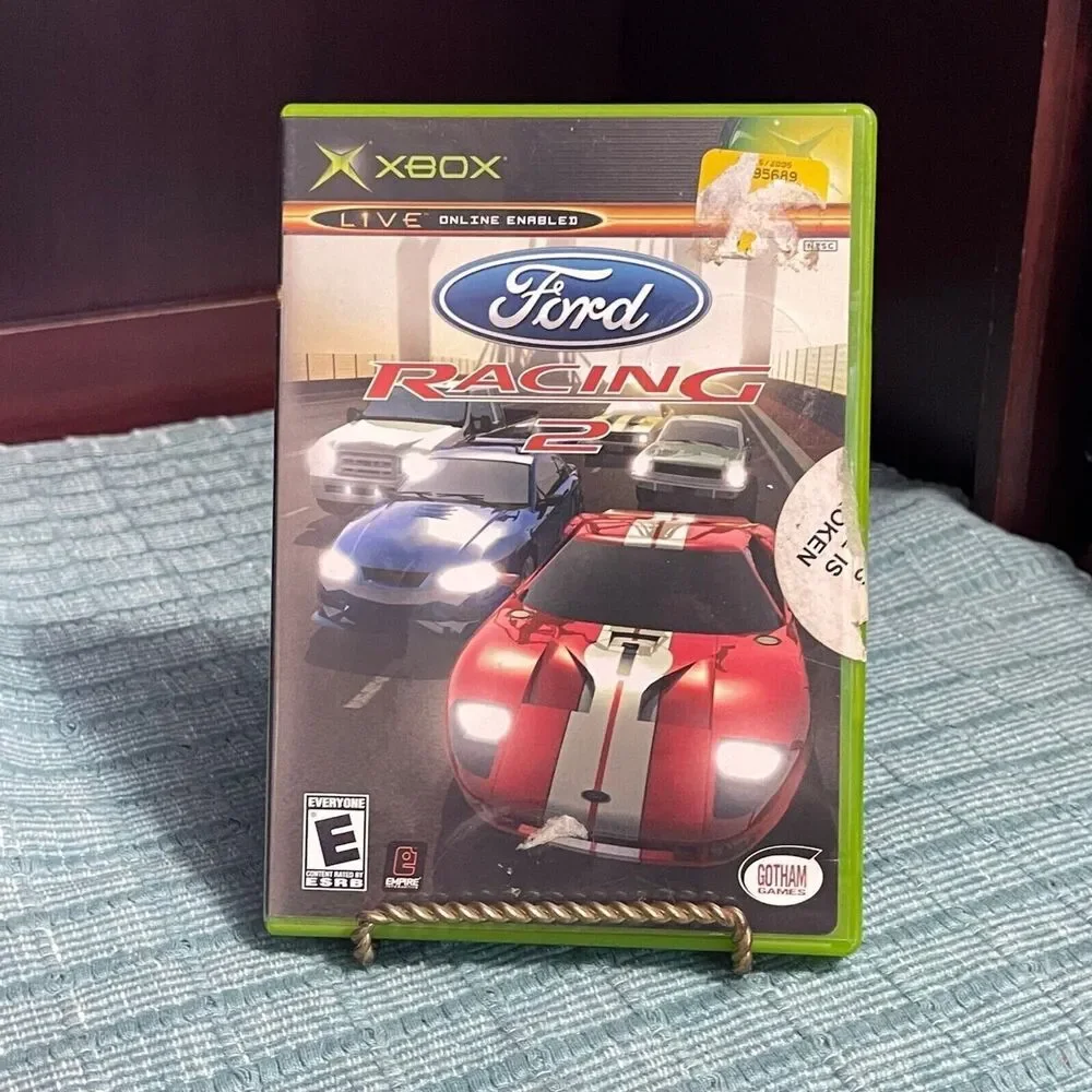 Ford Racing 2 (Microsoft XBOX) TESTED Complete Case Disc Book Video Game